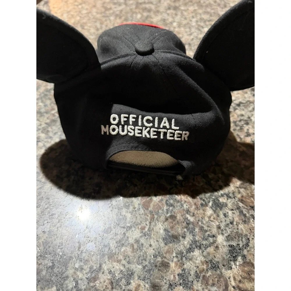 Disney Parks‎ Mickey Mouse Club Ear Hat Official Mouseketeer Snapback Black Cap